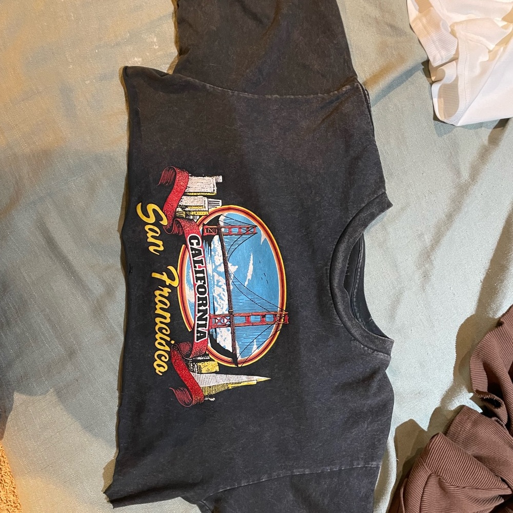 Cropped brandy Melville tee